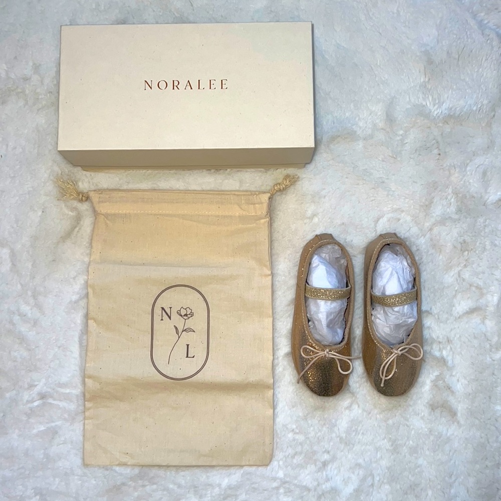 NWOT- NORALEE toddler ballet flats. With Dust bag!